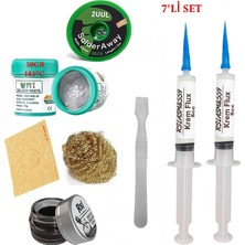 Smnr Best Krem Lehim 183°C 50GR Havya Uc Temizleyici Flux Lehim Toplama 2uul-2,0mm Lehim Emme Teli Spatula SETI2TK07