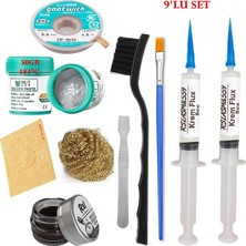 Smnr Best Krem Lehim 183°C 50GR Havya Uc Temizleyici Flux Lehim Toplama Cp-3,5mm Lehim Emme Teli Spatula SETI02