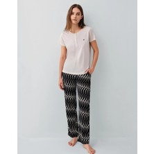 Die Grup Pierre Cardin PC9165-S Kadın Kısa Kol Pijama Takımı