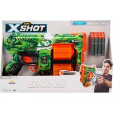 NW NessiWorld 36517 X-Shot Skins Dread 12 Mermili Sünger Dart Atan Silah 31 Cm-Nessiworldman