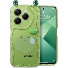 Anka Cep Cep Telefonu Aksesuarları Tekno Tecno Spark 20 Pro (Kj6) Kılıf Desenli Figürlü Silikon Kapak