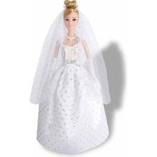 NW NessiWorld 3381 Nessiworld-Rst-Sıs-Gelinlikli Manken Bebek 29 cm