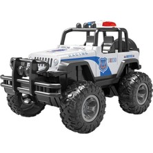 NW NessiWorld XFG-989-107 -Vardem Çek Bırak Üstü Açık Bigfoot Off-Road Polis Jeep