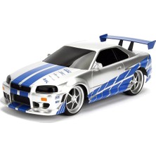 NW NessiWorld 1:16 Fast & Furious Kumandalı Brian's Nissan Skyline Gt-R Turbo Araba