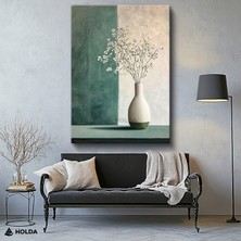 Holda Props Kanvas Tablo Vazo ve Çiçek Çiçek Tablosu Duvar Dekorasyonu