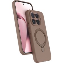 Enco Store Xiaomi Mi 17T Pro Regal Magsafe Standlı Kapak - Çöl Titanyum