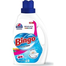 Bingo Sıvı Deterjan 1755 ml Renkliler&beyazlar Amber