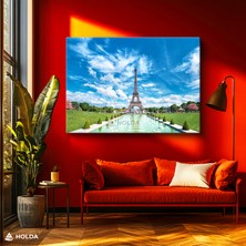 Holda Props Kanvas Tablo Eyfel Kulesi Paris Şehir Mimari Tablo Duvar Dekorasyonu