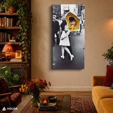 Holda Props Kanvas Tablo Öpücük Gustav Klimt Sanat Tablosu Duvar Dekorasyonu