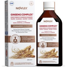 Ginseng Complex Kore (Panax)-Sibirya-Amerikan Ginsengi, Nadh, Taurin, Arjinin, Guarana 250ML
