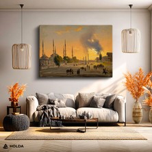 Holda Props Kanvas Tablo Sultanahmet Meydanı Tarihi Manzara Tablosu Duvar Dekorasyonu