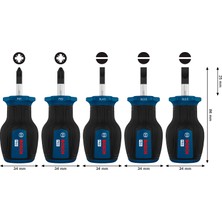 Bosch PRO Avuç İçi Tornavida Seti PZ/SL 5li