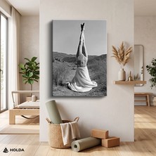 Holda Props Kanvas Tablo Yoga Kadın Figür Insan Tablosu Duvar Dekorasyonu