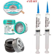MHM Best Krem Lehim 183°C 50GR Havya Uc Temizleyici Flux Lehim Toplama CP-3515 Lehim Emme Teli SETI03