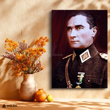 Holda Props Kanvas Tablo Atatürk Portre Atatürk Tablosu Duvar Dekorasyonu