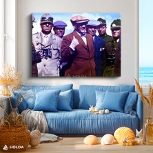 Holda Props Kanvas Tablo Atatürk ve Askerler Atatürk Tablosu Duvar Dekorasyonu