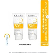 Bioderma Photoderm Spot SPF50+ Leke Karşıtı Krem 150 ml 2 Adet Tüm Cilt Tipleri İçin Koruma Sağlar