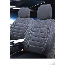 Kethline Mercedes E 220 Uyumlu Siyah Oto Koltuk Kılıfı (Tam Takım Ön Arka Araç Koltuk Kılıfı)