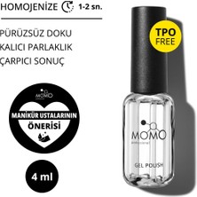 Kalıcı Oje İçin Top Coat - Yapışkansız, 4 ml