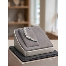 Bymiel Silver Kadın Zirkon Taşlı Kıkırdak Küpesi Ear Cuff - Tekli