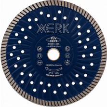 Xerk 180 mm Granit Kesme Testeresi 22.23 mm Turbo Elmas Kesici Disk
