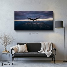 Holda Props Kanvas Tablo Uçan Kartal Dağ Manzara Tablosu Duvar Dekorasyonu
