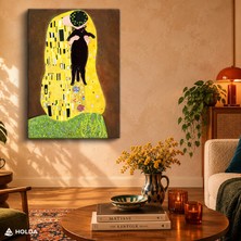 Holda Props Kanvas Tablo Gustav Klimt Kedi Sanatsal Tablo Duvar Dekorasyonu