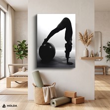 Holda Props Kanvas Tablo Yoga Spor Figür Spor Tablo Duvar Dekorasyonu