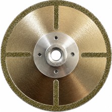 Mays 125 mm M14 Tek Taraflı Elektrolize Elmas Mermer Kesme ve Taşlama Testeresi