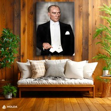 Holda Props Kanvas Tablo Mustafa Kemal Atatürk Frak Atatürk Tablosu Duvar Dekorasyonu