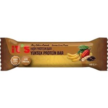 's Yüksek Protein Bar - Muz Kakao Aromalı - 40G x 12 Adet