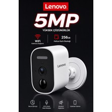 Lenovo 5mp Wifi Adaptörlü Uzaktan Izlenebilen Gece Görüşlü Hareket Algılamalı Güvenlik Kamerası