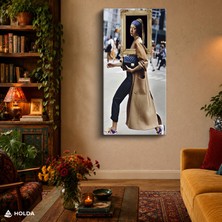 Holda Props Kanvas Tablo Inci Küpeli Kız Modern Sanat Tablosu Duvar Dekorasyonu
