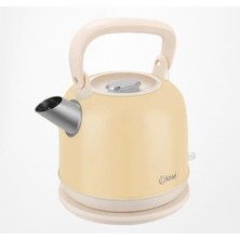 KK-3340 Paslanmaz Çelik Retro Su Isıtıcı Kettle