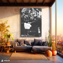 Holda Props Kanvas Tablo Atatürk ve Çocuk Atatürk Portresi Duvar Dekorasyonu