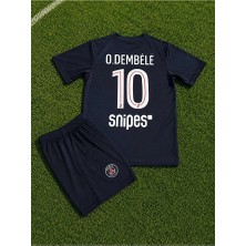 FRAGOLA Psg 2025/26 Sezonu Dembele Alternatif Çocuk Forması (Siyah)
