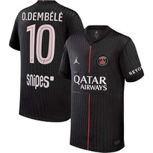 FRAGOLA Psg 2025/26 Sezonu Dembele Alternatif Forması (Siyah)