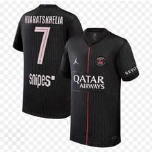 FRAGOLA Psg 2025/26 Sezonu Kvaratskhelia Alternatif Forması (Siyah)
