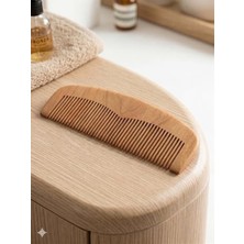 Aesco Doğal Ahşap Saç Tarağı, Bambu Malzemeden Üretilmiştir