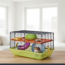 Aesco 45X31X29 cm Hamster Kafesi, Lacivert Mavi Renk