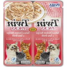 Aesco 40GR Ton Balıklı ve Tavuklu Kedi Çorbası, 2'li Paket