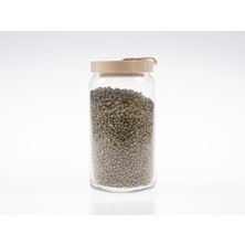 Aesco Hava Geçirmez Cam Kavanoz - Bambu Kapaklı 1200 ml
