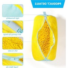 Aesco Yıkanabilir Ayakkabı Yıkama Torbası - Yırtılmaz Polyester, Kolay Saklama