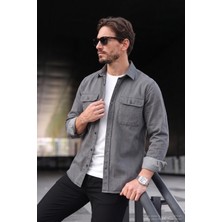 Buratti Pamuklu Çift Cepli Regular Fit Gömlek Erkek Gömlek Cf25w128858
