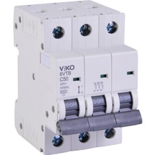 6VTB-3C50 C50AOTOMATIK Sigorta 3X50A C 6ka