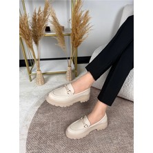 Aria Kadın Siyah Makosen Casual Loafer