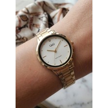 Q&Q Minimal Vintage Model Kadın Metal Çelik Kordon Kol Saati 2 Yıl Garantili