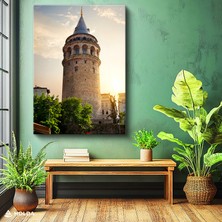 Holda Props Kanvas Tablo Galata Kulesi Istanbul Mimari Tablo Duvar Dekorasyonu