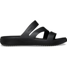 Crocs Getaway Strappy Siyah Kadın Terlik Unısex Çocuk Terlik CR2968