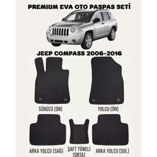 Feyza Oto Jeep Compass Serisi 2006 - 2016 Arası Araca Özel Premium Eva Paspas Takımı 2 Yıl Garantili Araca Birebir Uyumlu Kalıplar